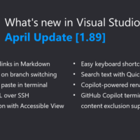 Illustration of Visual Studio Code April 2024