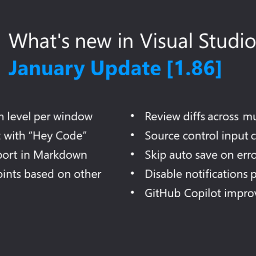 Illustration of Visual Studio Code January 2024 Release Highlights