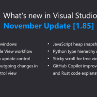 Illustration of Visual Studio Code November 2023