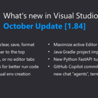 Illustration of Visual Studio Code October 2023