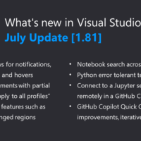 Illustration of Visual Studio Code July 2023