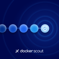 Illustration of Docker Scout health scores: Security grading for container images in your Docker Hub registry | Docker